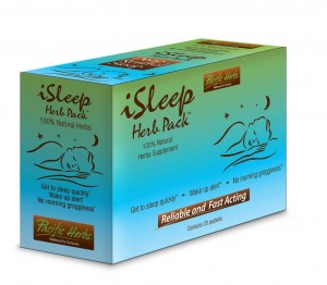 Herbal sleep aid iSleep Herb Pack by Pacific Herbs